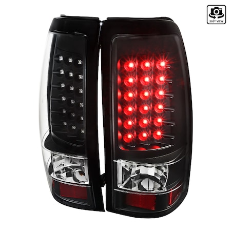 Spec-D Tuning 99-02 Chevrolet Silverado LED Tail Lights, LT-SIV99JMLED-V2-TM LT-SIV99JMLED-V2-TM